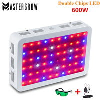 Full Spectrum 300/600/800/900/1000/1200/1800/2000W LED Grow Light 410-730nm for Indoor Plants and Flower Greenhouse Grow Tent