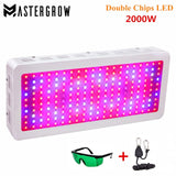 Full Spectrum 300/600/800/900/1000/1200/1800/2000W LED Grow Light 410-730nm for Indoor Plants and Flower Greenhouse Grow Tent