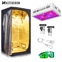 Grow Tent Room Complete Kit 1000W 2000W LED Grow Light+Multiple Size Grow Tent Combo Hydroponic Growing System for Indoor Plants