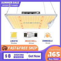 Spider Farmer SF 1000W Full Spectrum Led Grow Light Lamp For VEG Plants Flowers  Samsung LM301B Meanwell driver Growing lights