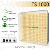 Mars Hydro TS 1000W Combo with LED Grow Light Full Spectrum Best for Hydro Plant Veg Flower