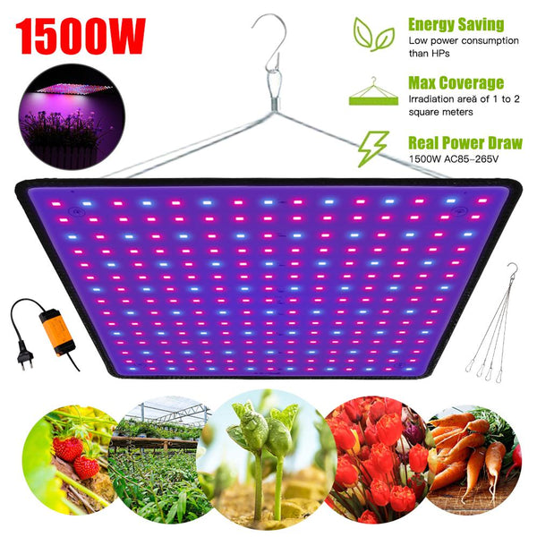 1500W LED Growth Lamp For Plants Led Grow Light Full Spectrum Phyto Lamp Fitolampy Indoor Herbs Light For Greenhouse Led Grow